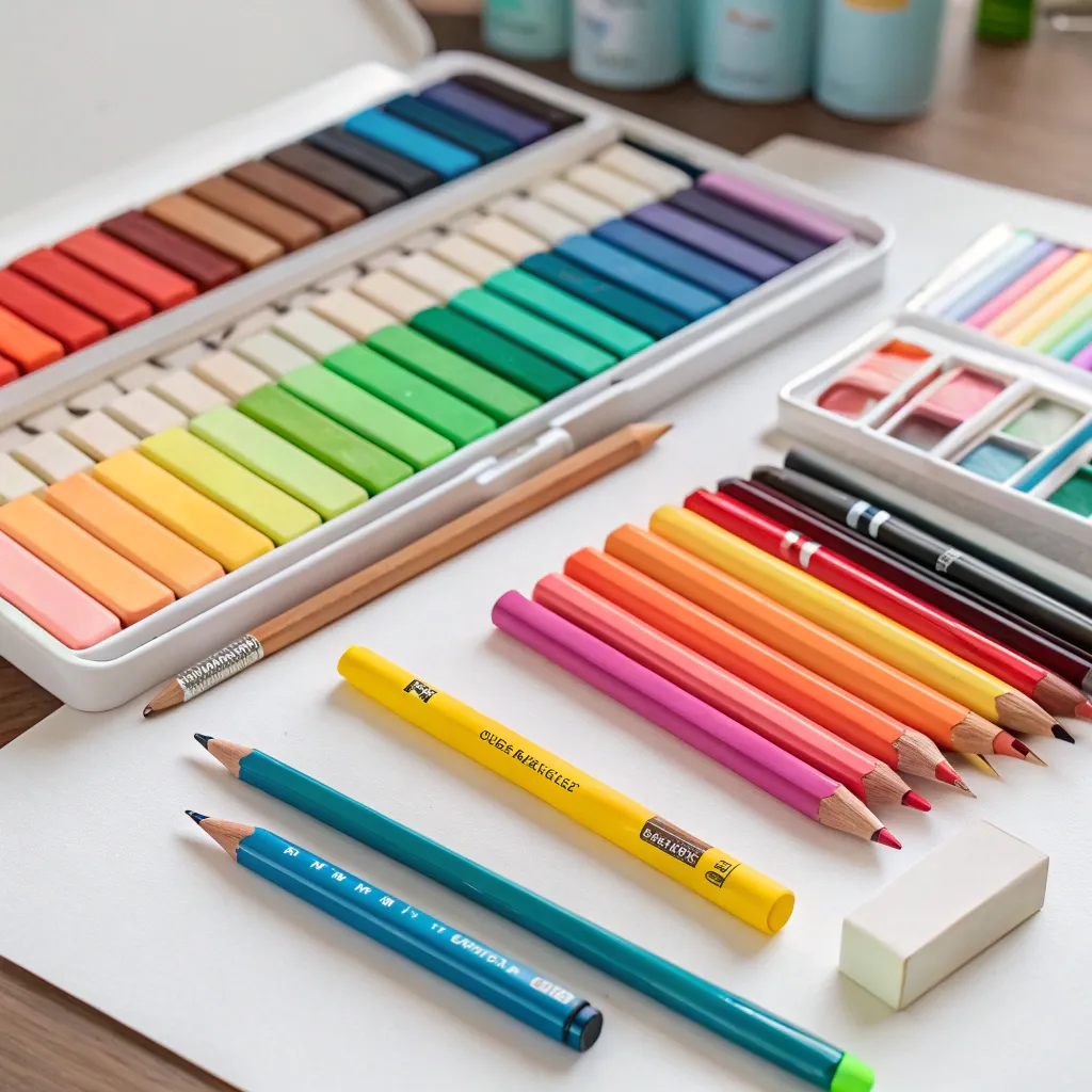Colorful Drawing Supplies